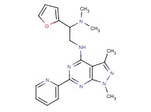 N~2~-[1,3-dimethyl-6-(2-pyridinyl)-1H-pyrazolo[3,4-d]pyrimidin-4-yl]-1-(2-furyl)-N~1~,N~1~-dimethyl-1,2-ethanediamine