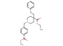 ethyl 1-[4-(methoxycarbonyl)benzyl]-4-(2-phenylethyl)-4-piperidinecarboxylate