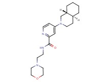 N-[2-(4-morpholinyl)ethyl]-4-[(4aS*,8aR*)-octahydro-2(1H)-isoquinolinyl]-2-pyridinecarboxamide