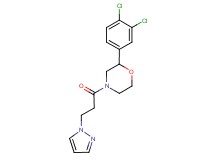 2-(3,4-dichlorophenyl)-4-[3-(1H-pyrazol-1-yl)propanoyl]morpholine