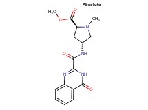 methyl (2S,4R)-1-methyl-4-{[(4-oxo-3,4-dihydroquinazolin-2-yl)carbonyl]amino}pyrrolidine-2-carboxylate