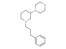4-[1-(3-phenylpropyl)-3-piperidinyl]morpholine