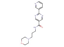 N-(3-morpholin-4-ylpropyl)-2-pyridin-3-ylpyrimidine-5-carboxamide