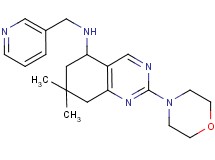 7,7-dimethyl-2-(4-morpholinyl)-N-(3-pyridinylmethyl)-5,6,7,8-tetrahydro-5-quinazolinamine