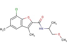 7-chloro-N-(2-methoxy-1-methylethyl)-3,5-dimethyl-1-benzofuran-2-carboxamide
