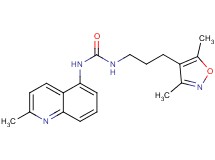 N-[3-(3,5-dimethylisoxazol-4-yl)propyl]-N'-(2-methylquinolin-5-yl)urea