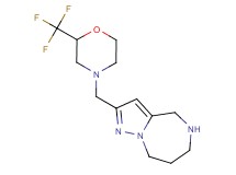 2-{[2-(trifluoromethyl)-4-morpholinyl]methyl}-5,6,7,8-tetrahydro-4H-pyrazolo[1,5-a][1,4]diazepine dihydrochloride