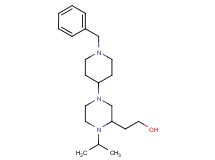 2-[4-(1-benzyl-4-piperidinyl)-1-isopropyl-2-piperazinyl]ethanol