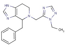 4-benzyl-5-[(1-ethyl-1H-1,2,4-triazol-5-yl)methyl]-4,5,6,7-tetrahydro-1H-imidazo[4,5-c]pyridine