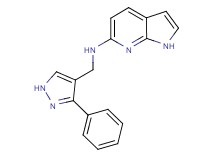 N-[(3-phenyl-1H-pyrazol-4-yl)methyl]-1H-pyrrolo[2,3-b]pyridin-6-amine