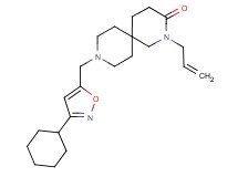 2-allyl-9-[(3-cyclohexylisoxazol-5-yl)methyl]-2,9-diazaspiro[5.5]undecan-3-one
