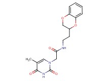 N-[2-(2,3-dihydro-1,4-benzodioxin-2-yl)ethyl]-2-(5-methyl-2,4-dioxo-3,4-dihydropyrimidin-1(2H)-yl)acetamide