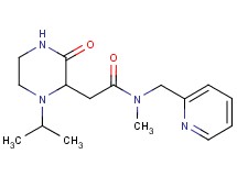 2-(1-isopropyl-3-oxo-2-piperazinyl)-N-methyl-N-(2-pyridinylmethyl)acetamide