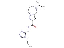 5-isopropyl-N-[(4-propyl-4H-1,2,4-triazol-3-yl)methyl]-5,6,7,8-tetrahydro-4H-pyrazolo[1,5-a][1,4]diazepine-2-carboxamide