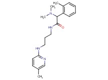 2-(dimethylamino)-2-(2-methylphenyl)-N-{3-[(5-methyl-2-pyridinyl)amino]propyl}acetamide