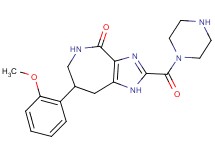 7-(2-methoxyphenyl)-2-(piperazin-1-ylcarbonyl)-5,6,7,8-tetrahydroimidazo[4,5-c]azepin-4(1H)-one