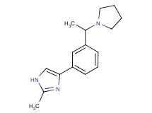 2-methyl-4-[3-(1-pyrrolidin-1-ylethyl)phenyl]-1H-imidazole