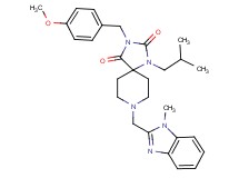 1-isobutyl-3-(4-methoxybenzyl)-8-[(1-methyl-1H-benzimidazol-2-yl)methyl]-1,3,8-triazaspiro[4.5]decane-2,4-dione