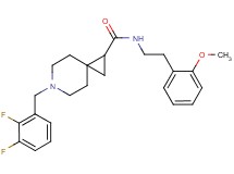 6-(2,3-difluorobenzyl)-N-[2-(2-methoxyphenyl)ethyl]-6-azaspiro[2.5]octane-1-carboxamide