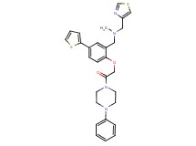 N-methyl-1-[2-[2-oxo-2-(4-phenyl-1-piperazinyl)ethoxy]-5-(2-thienyl)phenyl]-N-(1,3-thiazol-4-ylmethyl)methanamine