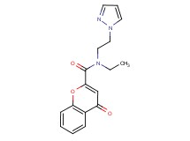 N-ethyl-4-oxo-N-[2-(1H-pyrazol-1-yl)ethyl]-4H-chromene-2-carboxamide