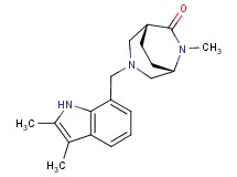 (1R*,5S*)-3-[(2,3-dimethyl-1H-indol-7-yl)methyl]-6-methyl-3,6-diazabicyclo[3.2.2]nonan-7-one