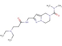 2-{[(N,N-diethyl-beta-alanyl)amino]methyl}-N,N-dimethyl-6,7-dihydropyrazolo[1,5-a]pyrazine-5(4H)-carboxamide