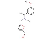 (5-{[[1-(3-methoxyphenyl)ethyl](methyl)amino]methyl}-2-furyl)methanol