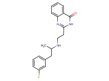 2-(2-{[2-(3-fluorophenyl)-1-methylethyl]amino}ethyl)quinazolin-4(3H)-one