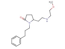 5-{2-[(2-methoxyethyl)amino]ethyl}-1-(3-phenylpropyl)-2-pyrrolidinone