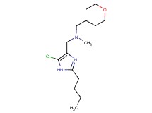 1-(2-butyl-5-chloro-1H-imidazol-4-yl)-N-methyl-N-(tetrahydro-2H-pyran-4-ylmethyl)methanamine
