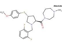 1-{(4R)-1-(2,6-difluorobenzyl)-4-[(4-methoxyphenyl)thio]-L-prolyl}-4-methyl-1,4-diazepane