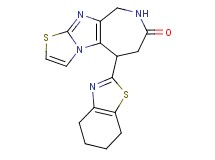 5-(4,5,6,7-tetrahydro-1,3-benzothiazol-2-yl)-5,6,8,9-tetrahydro-7H-[1,3]thiazolo[3',2':1,2]imidazo[4,5-c]azepin-7-one
