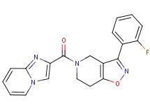 3-(2-fluorophenyl)-5-(imidazo[1,2-a]pyridin-2-ylcarbonyl)-4,5,6,7-tetrahydroisoxazolo[4,5-c]pyridine