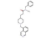 N-benzyl-3-[1-(5-isoquinolinylmethyl)-4-piperidinyl]-N-methylpropanamide
