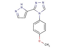 4-(4-methoxyphenyl)-3-(1H-pyrazol-5-yl)-4H-1,2,4-triazole