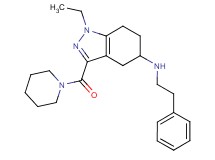 1-ethyl-N-(2-phenylethyl)-3-(1-piperidinylcarbonyl)-4,5,6,7-tetrahydro-1H-indazol-5-amine