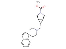 methyl (1R*,5S*,6r)-6-(1'H-spiro[indene-1,4'-piperidin]-1'-ylmethyl)-3-azabicyclo[3.1.0]hexane-3-carboxylate