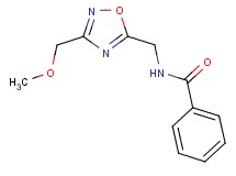 N-{[3-(methoxymethyl)-1,2,4-oxadiazol-5-yl]methyl}benzamide