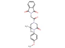 2-{2-[4-(4-methoxyphenyl)-3,3-dimethyl-5-oxo-1-piperazinyl]-2-oxoethyl}-1H-isoindole-1,3(2H)-dione