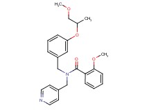2-methoxy-N-[3-(2-methoxy-1-methylethoxy)benzyl]-N-(4-pyridinylmethyl)benzamide