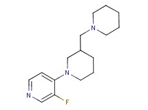 3-fluoro-4-[3-(1-piperidinylmethyl)-1-piperidinyl]pyridine