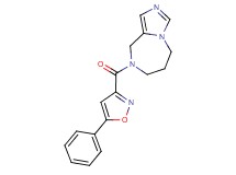 8-[(5-phenylisoxazol-3-yl)carbonyl]-6,7,8,9-tetrahydro-5H-imidazo[1,5-a][1,4]diazepine