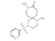 1,9-dimethyl-4-(pyridin-3-ylsulfonyl)-1,4,9-triazaspiro[5.6]dodecan-10-one
