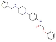 2-phenoxy-N-(4-{4-[(3-thienylmethyl)amino]-1-piperidinyl}phenyl)acetamide