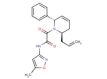 2-[(2R*,6S*)-2-allyl-6-phenyl-3,6-dihydropyridin-1(2H)-yl]-N-(5-methylisoxazol-3-yl)-2-oxoacetamide