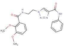 1-{2-[(2,3-dimethoxybenzoyl)amino]ethyl}-N-phenyl-1H-1,2,3-triazole-4-carboxamide