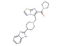 2-(1-{[6-(1-pyrrolidinylcarbonyl)imidazo[2,1-b][1,3]thiazol-5-yl]methyl}-4-piperidinyl)-1H-benzimidazole