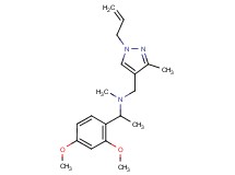 N-[(1-allyl-3-methyl-1H-pyrazol-4-yl)methyl]-1-(2,4-dimethoxyphenyl)-N-methylethanamine
