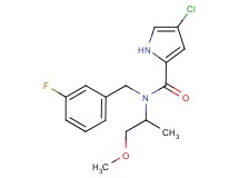 4-chloro-N-(3-fluorobenzyl)-N-(2-methoxy-1-methylethyl)-1H-pyrrole-2-carboxamide